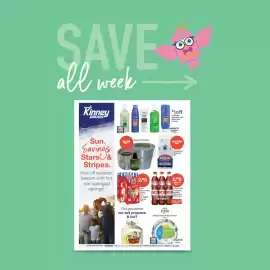 Kinney Drugs weekly ad Page 1