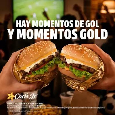 Carl's Jr (válido hasta 30-06)