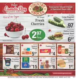 Country Grocer flyer week 26 Page 1