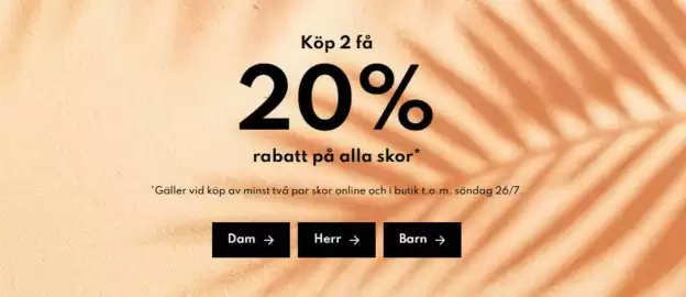 Din sko reklamblad Sida 1
