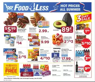Food 4 Less weekly ad week 26 Page 1