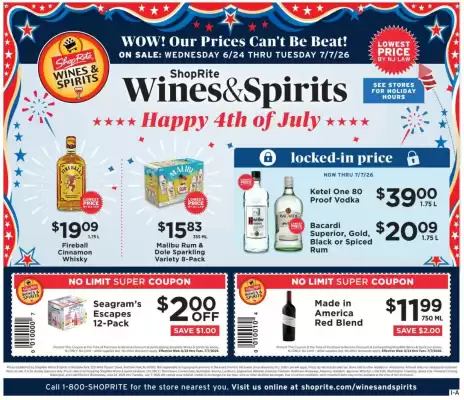 ShopRite flyer (valid until 7-07)