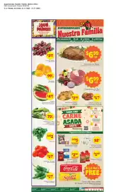 Supermercado Nuestra Familia weekly ad week 26 Page 1
