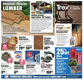Timber Mart flyer Page 2