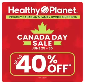 Healthy Planet flyer Page 1