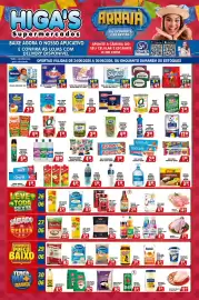 Folheto Higa's Supermercado Página 1