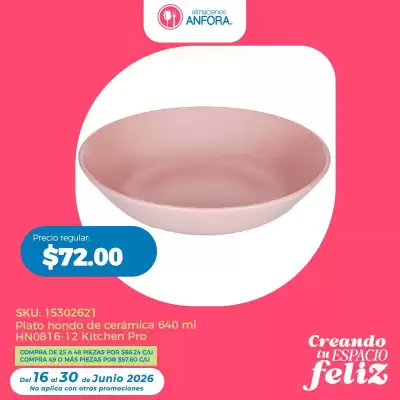 Almacenes Anfora (válido hasta 30-06)