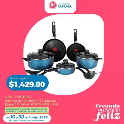 Almacenes Anfora (válido hasta 30-06)