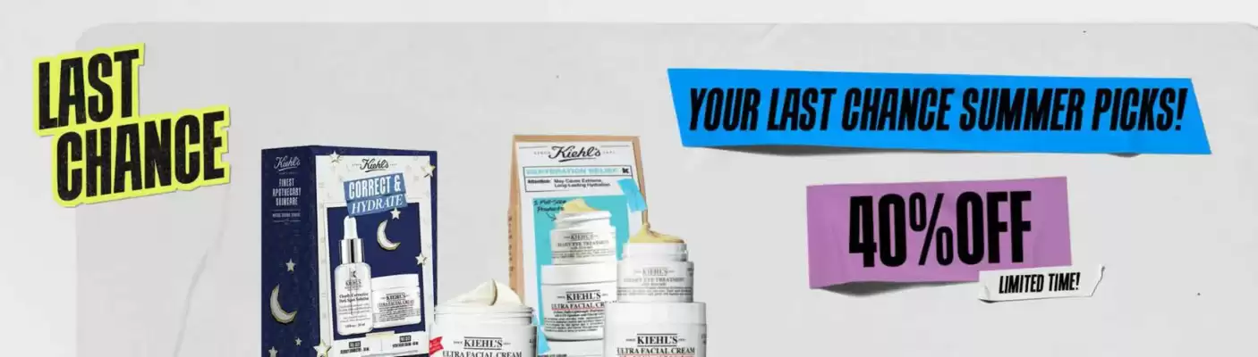 Kiehl's (valid until 30-06)