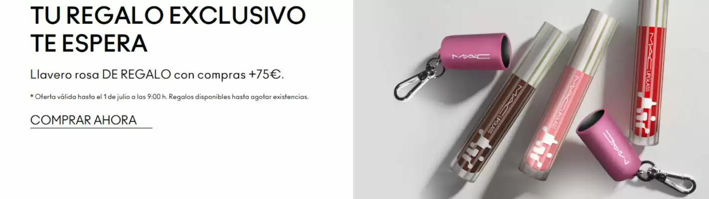 Mac Cosmetics (válido hasta el 1-07)