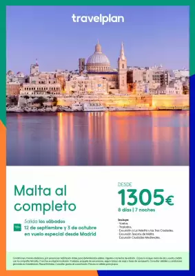 Catálogo Travelplan (válido hasta el 3-10)