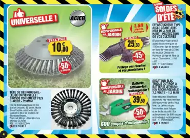 Catalogue Outiror page 4: Effarougcheur type aigle geant avec mat de 3.70m de haut-protection de vos cultures €25,30