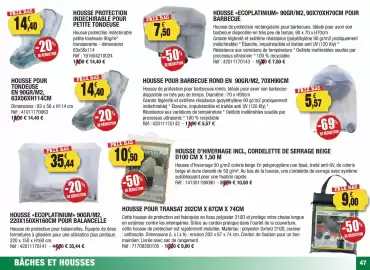 Catalogue Outiror page 47: Ecoplatinium housse pour balancelles €35,44