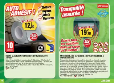 Catalogue Outiror page 48: Anti-nuisibles à ultrasons répulsif universel a energie solaire €19,79