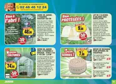 Catalogue Outiror page 51: MÈCHE DE RECHANGE POUR APPAREIL DE CHAUFFAGE €7,00, SERRE DE JARDIN €48,99