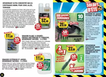 Catalogue Outiror page 6: STARNET DÉSHERBANT ULTRA CONCENTRÉ 500 G/L €52,49, Star Vinaigre blanc €11,69