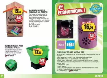 Catalogue Outiror page 84: A happy world INSECTEN HOTEL €15,50, PHOTOPHORE SOLAIRE MISTRAL ROS €16,79