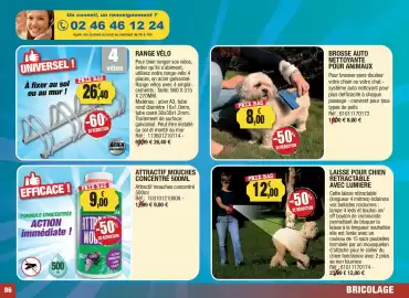 Catalogue Outiror page 86: ATTRACTIF MOUCHES €9,00, BROSSE AUTO NETTOYANTE POUR ANIMAUX €8,00