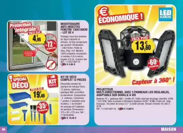 Catalogue Outiror page 96: Moustiquaire anti-insectes fenetre lot de 4 €4,95, Kinzo Kit de déco complet 12 pièces €19,49