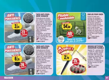 Catalogue Outiror page 97: Brosse nettoyage radiateur flexible €2,70, Tapis anti-poussière €3,24