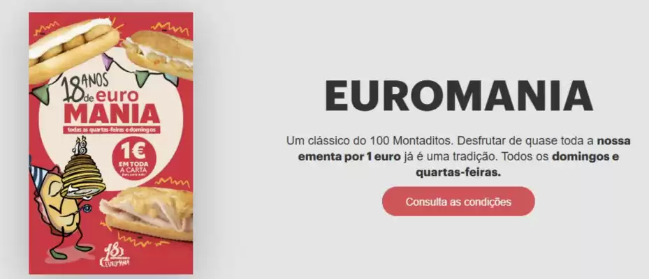 100 Montaditos (válido até 9-07)