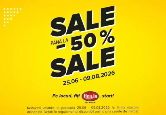 Hervis (valid până la 9-08)