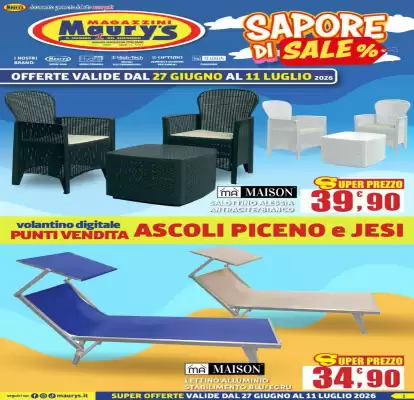 Volantino Maury's (valido fino al 11-07)
