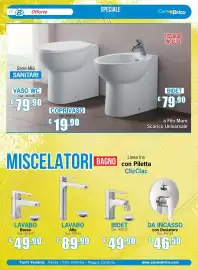 Volantino Centro Brico Pagina 13: Serie Mia Vaso WC €79,90, Lavabo Alto €89,90