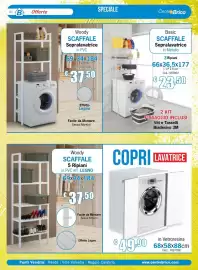 Volantino Centro Brico Pagina 16: Basic Scaffale Sopralavatrice in Metallo €23,50, Copri lavatrice €49,90