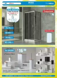 Volantino Centro Brico Pagina 8: Box doccia Ego 2.0 €169,00, Set BAGNO Linea Show €16,90