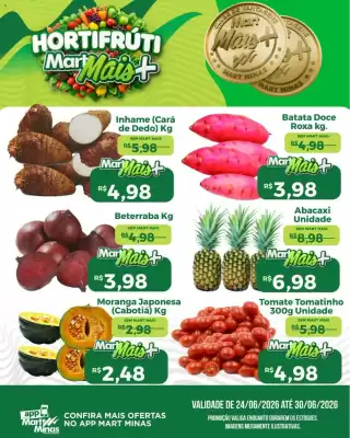 Folheto Mart Minas (válido até 30-06)