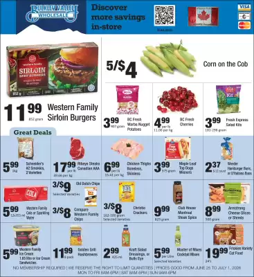 Bulkley Valley Wholesale flyer (valid until 1-07)