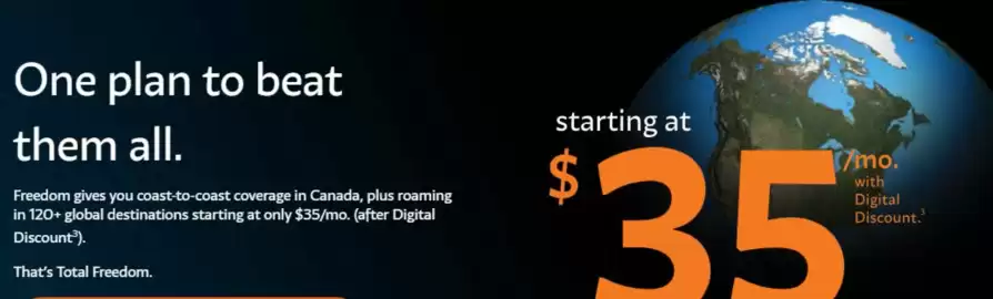 Freedom Mobile flyer Page 1