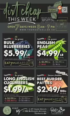 The Root Cellar flyer (valid until 1-07)