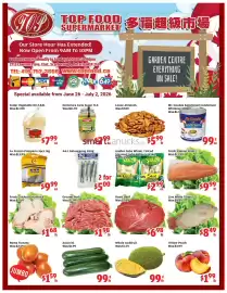 Top Food Supermarket flyer week 26 Page 1