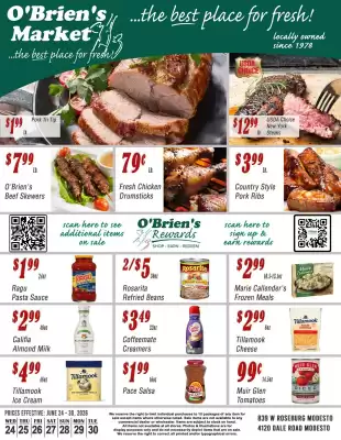 O'briens Market weekly ad (valid until 30-06)