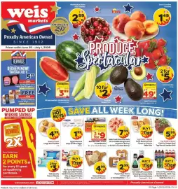 Weis Markets weekly ad week 26 Page 1