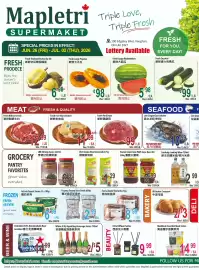Mapletri Supermarket flyer week 26 Page 1