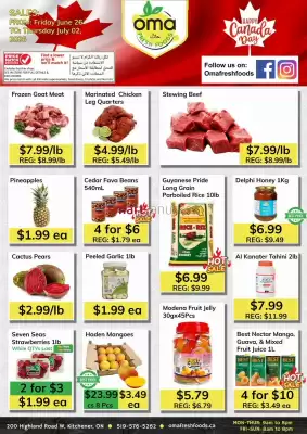 Oma Fresh Foods (valid until 2-07)