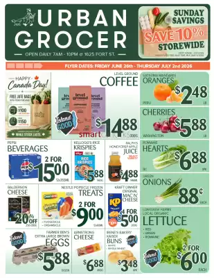 Urban Grocer (valid until 2-07)