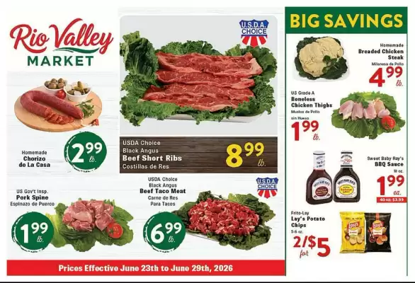 Rio Valley Market (valid until 29-06)