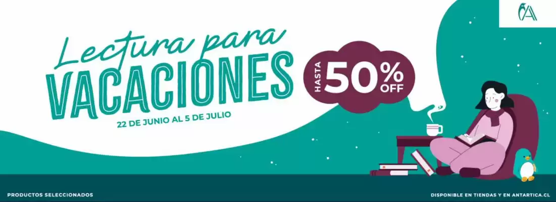 Antártica Libros (válido hasta 7-07)