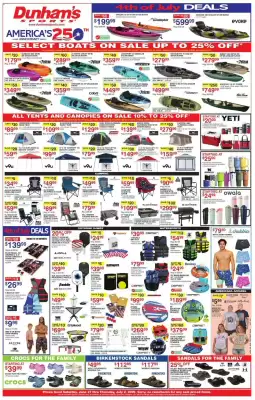 Dunham's Sports weekly ad