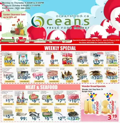 Oceans Fresh Food Market flyer