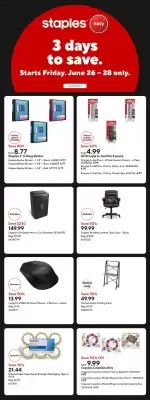 Staples flyer
