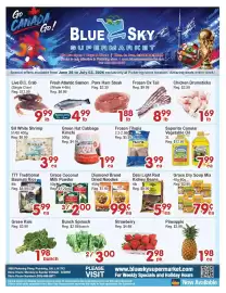 Blue Sky Supermarket flyer week 26 Page 1