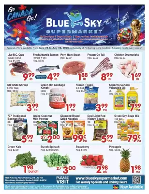 Blue Sky Supermarket flyer