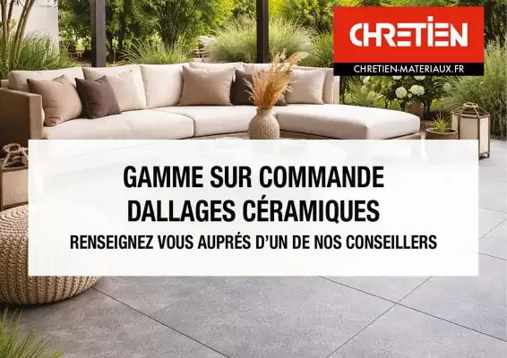 Catalogue Chretien Matériaux (valable jusqu'au 31-07)