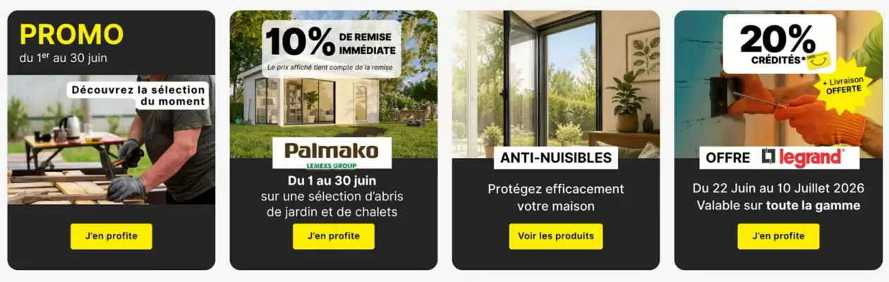 L'entrepôt du bricolage (valable jusqu'au 30-06)