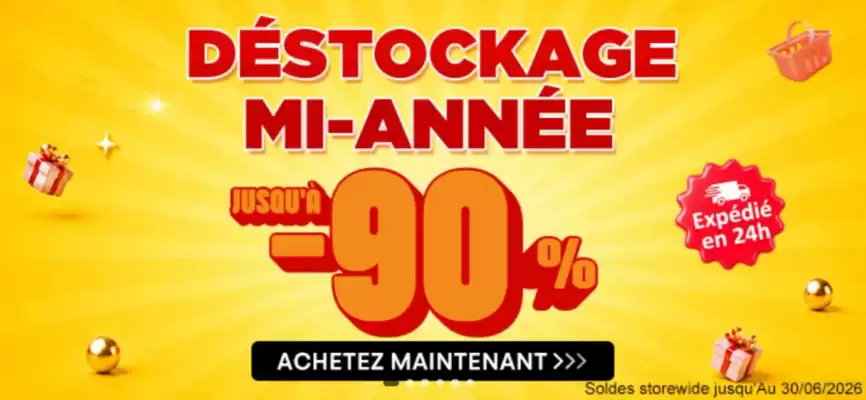 LightInTheBox (valable jusqu'au 30-06)
